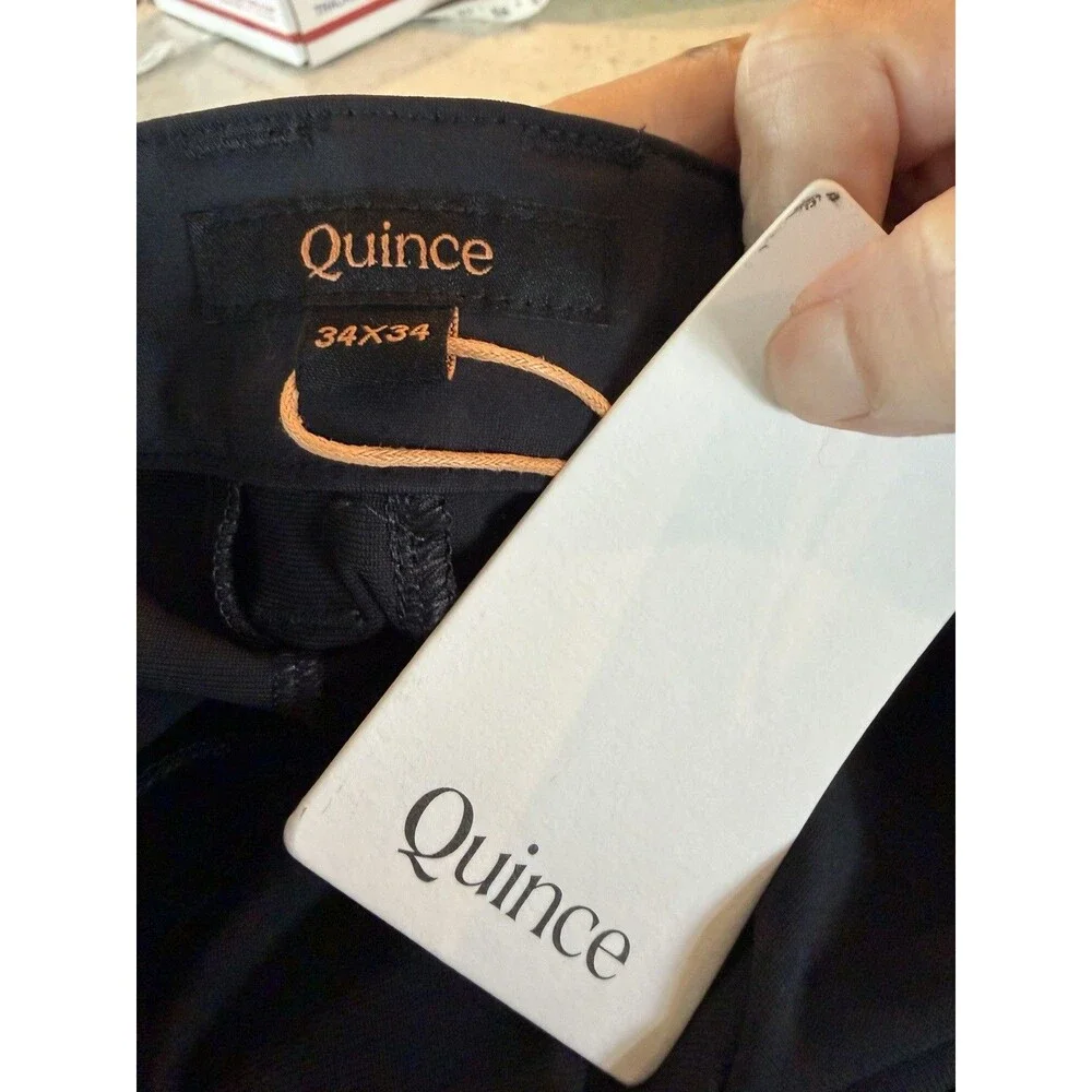 Quince ProTech Golf Pants – Midnight Black – Size 34x34